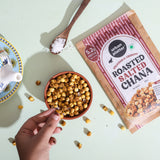 Urban Platter Roasted Salted Chana, 200g (With Skin | Vacuum Packed | Protein-packed Healthy Snacking)