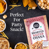 Urban Platter Roasted Salted Chana, 200g (With Skin | Vacuum Packed | Protein-packed Healthy Snacking)