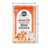 Urban Platter Roasted Salted Sing Chana, 200g (The OG Indian Protein-rich Healthy Snack | Vacuum Packed)
