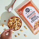 Urban Platter Roasted Salted Sing Chana, 200g (The OG Indian Protein-rich Healthy Snack | Vacuum Packed)