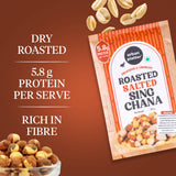 Urban Platter Roasted Salted Sing Chana, 200g (The OG Indian Protein-rich Healthy Snack | Vacuum Packed)
