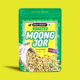 Urban Platter Roasted Moong Jor, 200g (High Protein, High Fiber, Palm Oil Free | Non Fried Nostalgic Indian Snack | Flattened Whole Mung Beans)