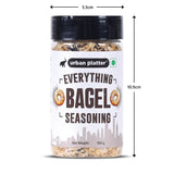 Everything Bagel Seasoning, 100g (Classic American Seasoning Blend with Onion Flakes, Garlic, Sesame Seeds and Sea Salt | Season toasts, breads and salads)