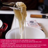 Urban Platter Somyeon Wheat Noodles, 250g (Thin Korean Noodles | Light & Delicate Texture | Perfect for Cold Noodles & Light Sauces)