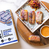 Urban Platter Round Rice Paper Sheets, 400g (Vietnamese Spring Roll Wrappers | Gluten Free | 22 cm Each | 35-40 Sheets per pack)