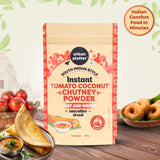 Urban Platter South Indian Style Instant Tomato Coconut Chutney Powder, 200g / 7oz [Nariyal ki Chutney, Just Add Water]