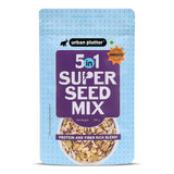 Urban Platter Unroasted 5-in-1 Super Seed Mix, 250g (High Protein & Fiber | Pumpkin, Sunflower, Watermelon, Sesame & Flax Seed Blend | Raw & Ready-to-Eat Superfood Snack)