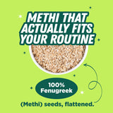 Urban Platter Methi Seed Flakes, 100g  (Fenugreek Seed Flakes for improved digestion, reduced bloating, and everyday gut wellness)
