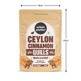 Urban Platter Ceylon Cinnamon Quills, 100g (True Cinnamon | Origin of Sri Lanka )