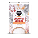 Urban Platter Dried Coconut Shreds, 500g (Long Flakes | Unsweetened | For Toppings, Baking & Snacking)