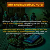 Urban Platter Brazil Nuts, 250g, (Rich in Selenium | Superfood | Have 1 Daily | Product of Peru)