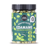 Urban Platter Roasted Salted Edamame, 150g	(46% Protein, 17% Fiber, Lightly Salted Young Green Soybeans, Highest Plant Protein Supersnack)