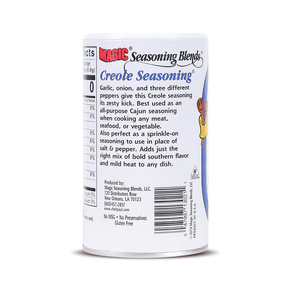 Chef Paul Prudhomme Magic Creole Seasoning – Reduced Sodium, 152g ( Authentic Creole Spice Blend | Bold Flavor with Less Salt | No MSG or Preservatives, Gluten Free)