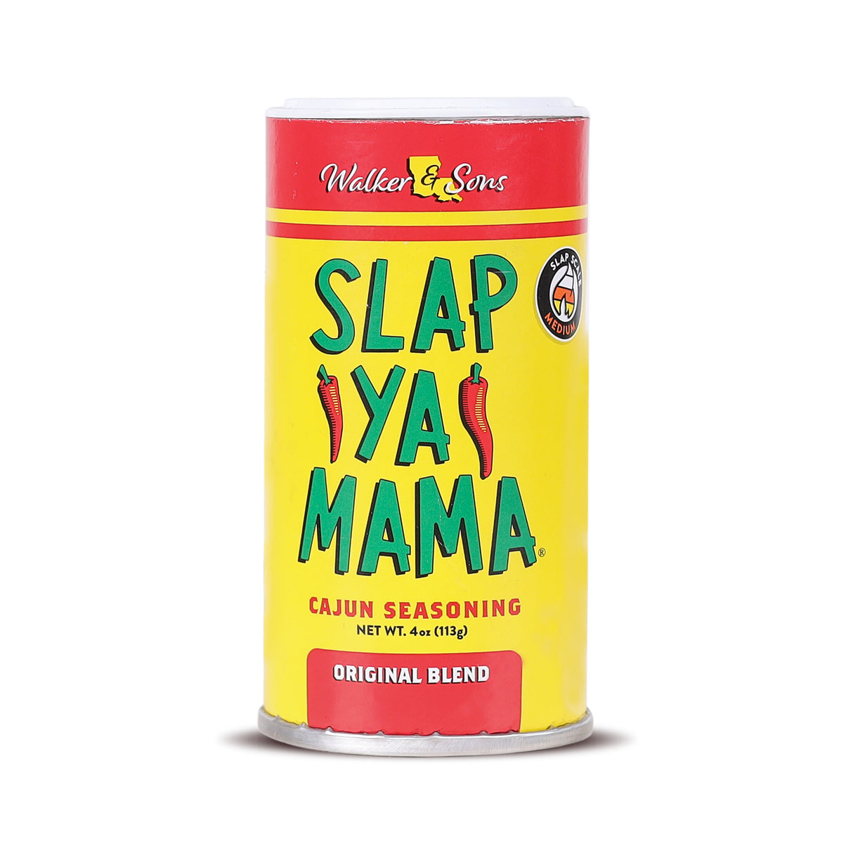 Slap Ya Mama Original Cajun Seasoning, 113g (Authentic Louisiana Cajun Spice Mix for Everyday Cooking | No MSG, No Preservatives, Gluten Free)