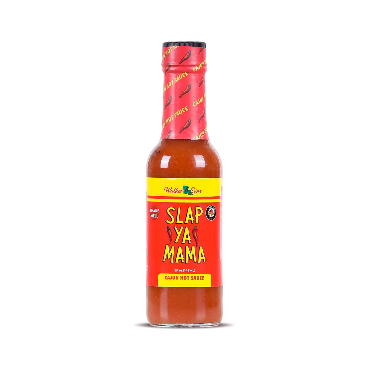 Slap Ya Mama Louisiana Style Cajun Hot Sauce, 148ml (Bold Pepper Flavor for Everyday Cooking | No MSG, Gluten Free)