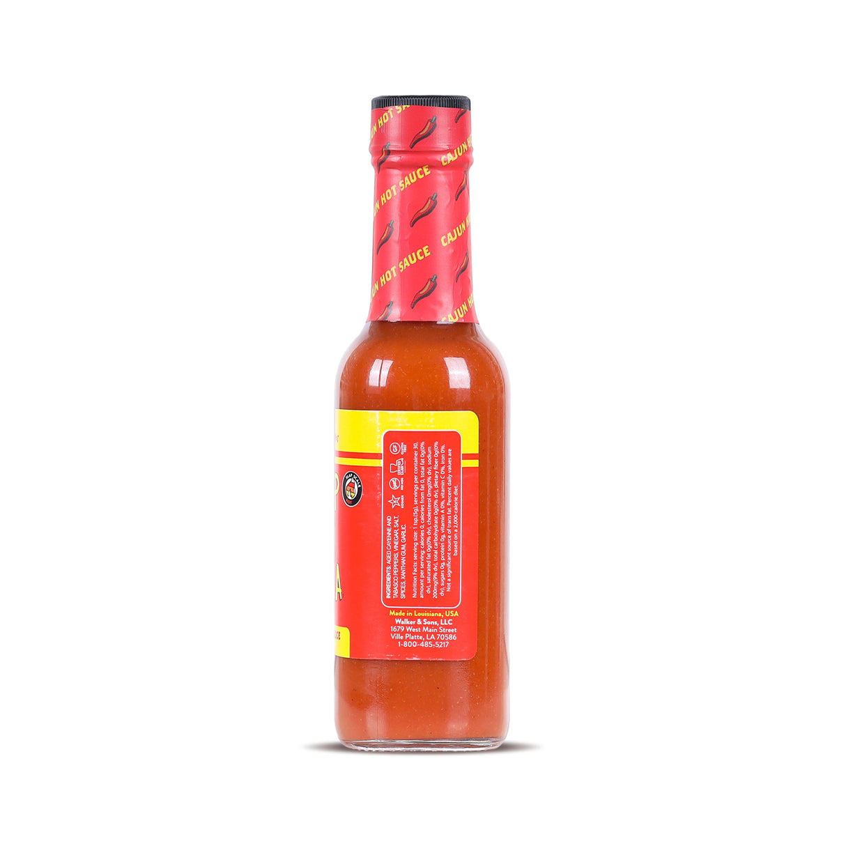 Slap Ya Mama Louisiana Style Cajun Hot Sauce, 148ml (Bold Pepper Flavor for Everyday Cooking | No MSG, Gluten Free)
