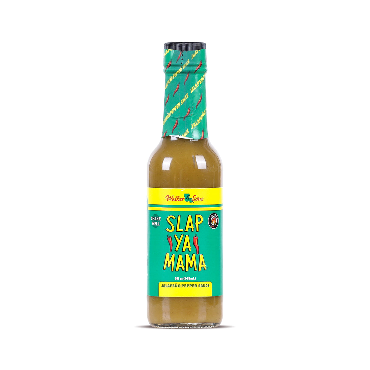 Slap Ya Mama Jalapeno Hot Pepper Sauce, 148ml (Bold Jalapeno Pepper Flavor for Everyday Cooking | No MSG, Gluten Free)