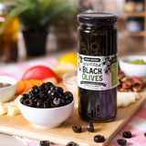 Urban Platter Sliced Black Spanish Olives, 430g (Bold, Savoury Mediterranean Flavour | Perfect for Pizzas, Pastas, Nachos & Salads)