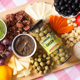 Urban Platter Pitted Green Spanish Olives, 430g  (Whole & Seedless | Crisp & Tangy Mediterranean Flavour | Great for Salads, Mezze, Sandwiches & Snacking)