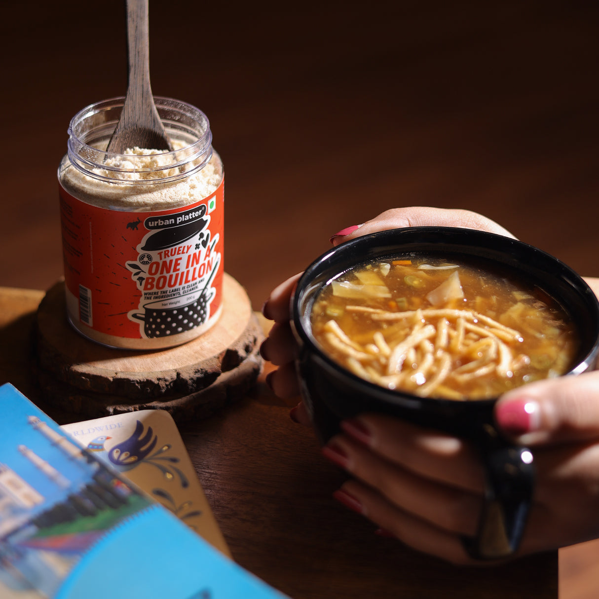 Urban Platter One in a Bouillon, 200g (Instant Vegetable Broth Powder | Perfectly Plant-based Umami Base | Clean-Label | Additive, Preservative and MSG free)