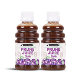 Urban Platter Pure California Prune Juice, 180ml, Pack of 2 (No Added Sugar | Natural Digestive Support | Source of Antioxidants & Potassium | Preservative-Free) - front pack