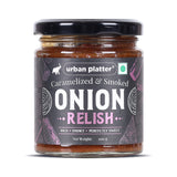 Urban Platter Caramelised & Smoked Onion Relish, 200g (Gourmet Spread, Savory-Sweet Flavour, Perfect for Sandwiches, Burgers, Cheese Boards & More)