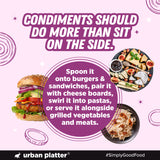 Urban Platter Caramelised & Smoked Onion Relish, 200g (Gourmet Spread, Savory-Sweet Flavour, Perfect for Sandwiches, Burgers, Cheese Boards & More)