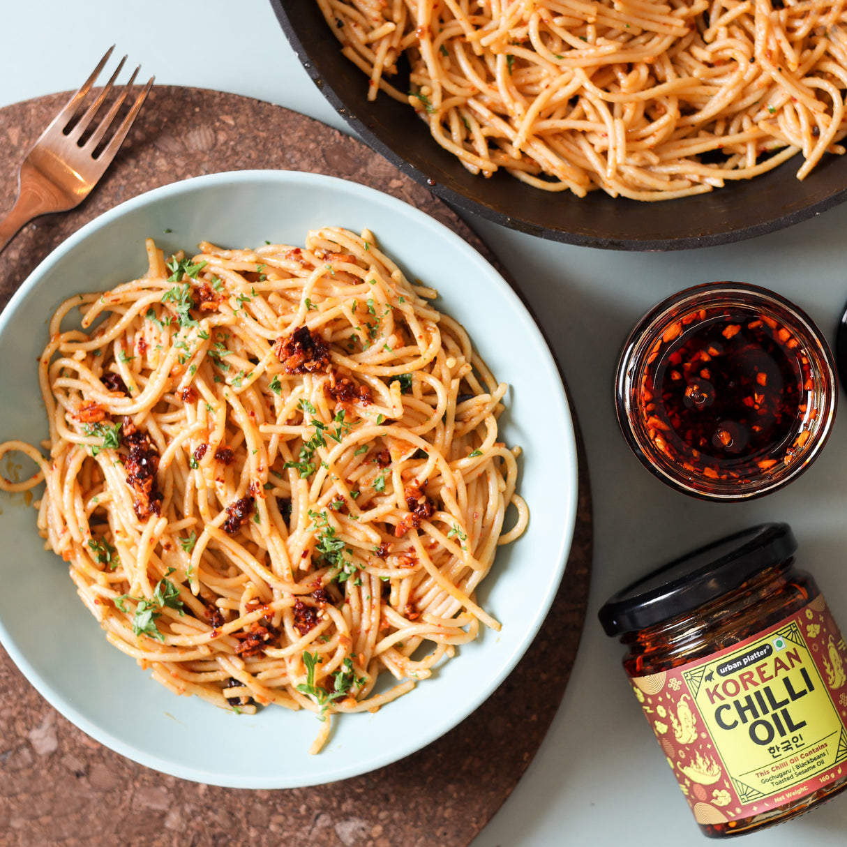 Urban Platter Korean Chilli Oil, 160g (Made with Korean Chilli Flakes | Bold, Balanced Heat | Perfect for Ramyeon, Dumplings, Rice & Korean Cooking) - product image 8