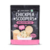 Chickpea Scoopers - Himalayan Pink Salt, 50g (Popped Chips | Lightly Salted | Air Popped, Not Fried)