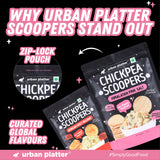 Urban Platter Chickpea Scoopers - Himalayan Pink Salt, 50g (Popped Chips | Lightly Salted | Air Popped, Not Fried) - product image 7