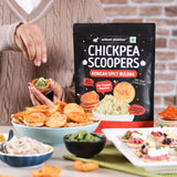 Urban Platter Chickpea Scoopers - Korean Buldak, 50g (Popped Chickpea Chips | Korean-Style Spicy Heat | Air Popped)