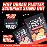Urban Platter Chickpea Scoopers - Korean Buldak, 50g (Popped Chickpea Chips | Korean-Style Spicy Heat | Air Popped)