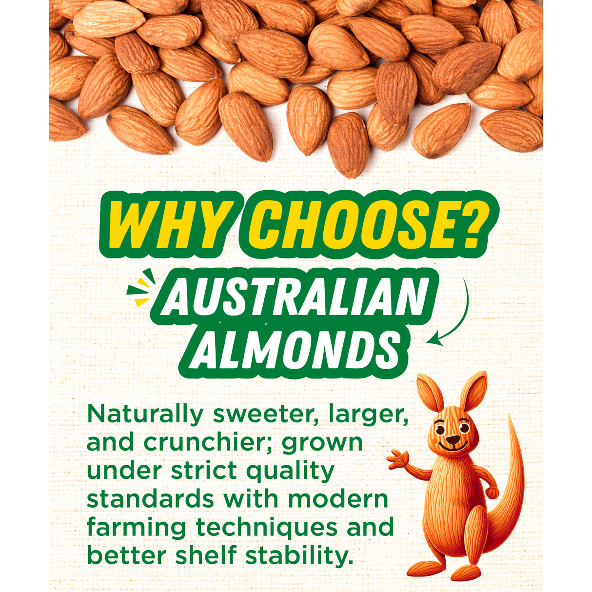 Urban Platter Australian Almonds, 250g (Fresh, Crunchy, Carefully Sourced for Daily Wellness) - product image 3