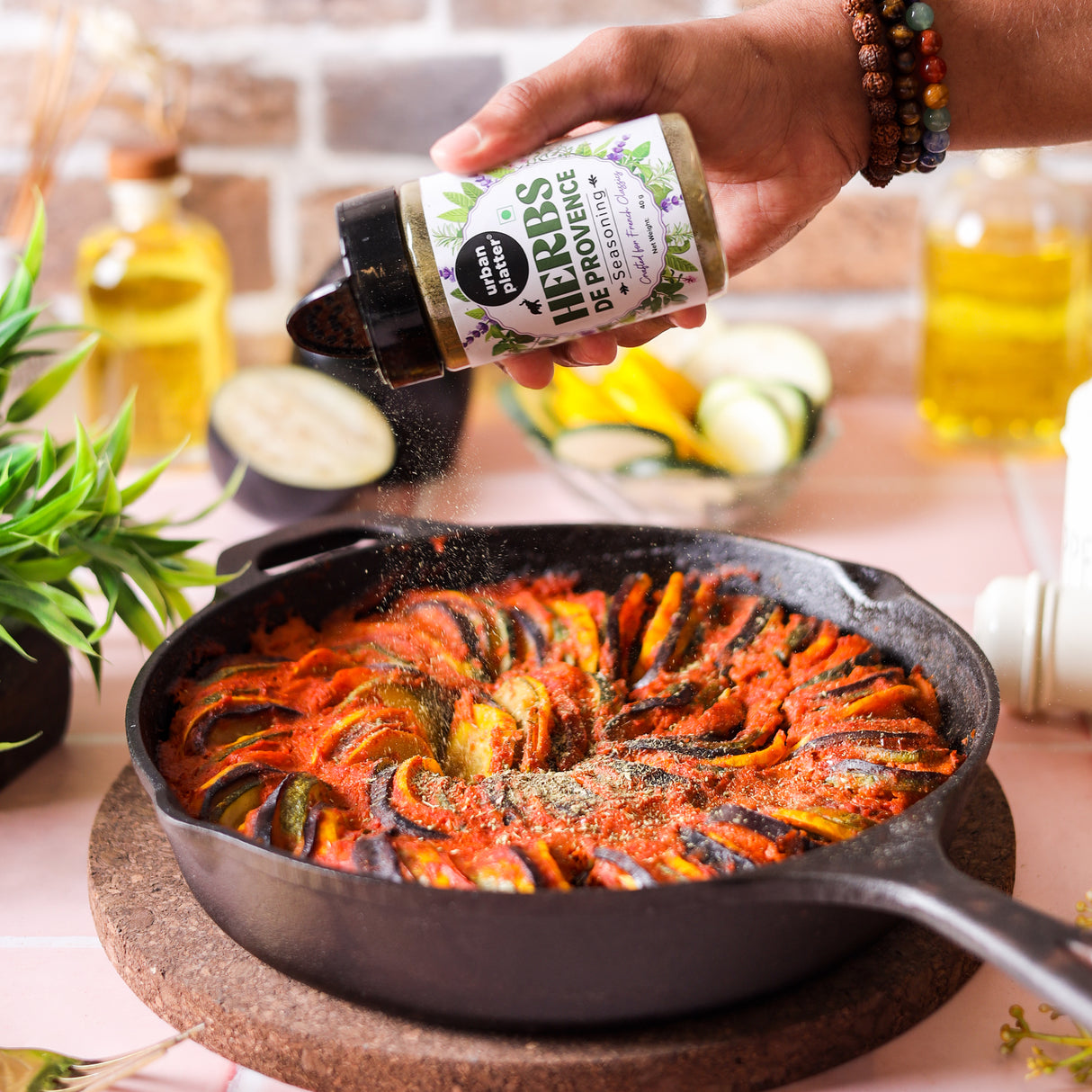 Urban Platter Herbs de Provence Seasoning, 40g (French-inspired, Jain-Friendly, Mesmerising blend of signature herbs)