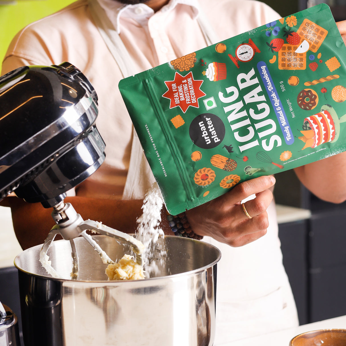Urban Platter Icing Sugar, 500g (Finely Milled, Quick-Dissolving, Ideal for Frosting, Baking & Decoration) - product image 3