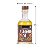 Urban Platter Cold Pressed Almond Oil, 100ml (Light Nutty Finishing Oil for Salads, Drizzling & Gourmet Baking)