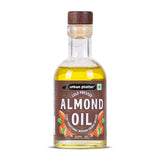 Urban Platter Cold Pressed Almond Oil, 100ml (Light Nutty Finishing Oil for Salads, Drizzling & Gourmet Baking)