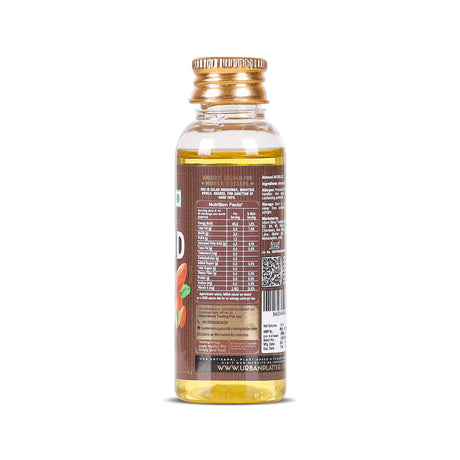 Urban Platter Cold Pressed Almond Oil, 50ml (Light Nutty Finishing Oil for Salads, Drizzling & Gourmet Baking)