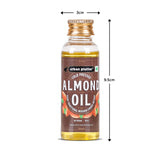 Urban Platter Cold Pressed Almond Oil, 50ml (Light Nutty Finishing Oil for Salads, Drizzling & Gourmet Baking)