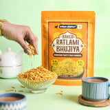 Urban Platter Ratlami Baked Bhujiya, 200g (Better-For-You Snack with 4.4g Protein & 2.3g Fiber per Serve; Baked Not Fried)