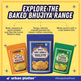 Urban Platter Mast Masala Baked Bhujiya, 200g (Better-For-You Snack with 4.3g Protein & 2.1g Fiber per Serve; Baked Not Fried)