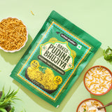 Urban Platter Pudina Baked Bhujiya, 200g (Better-For-You Snack with 4.4g Protein & 2.3g Fibre per Serve; Baked Not Fried)