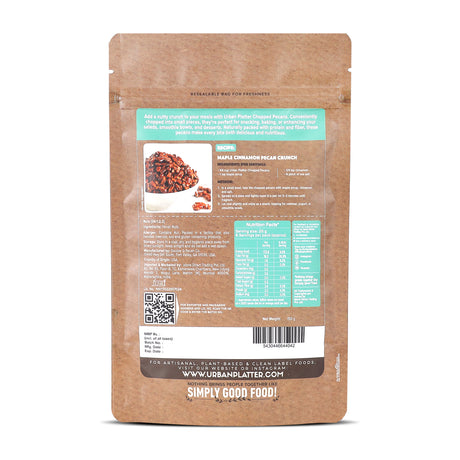 Urban Platter Chopped Pecans, 150g (Imported from the USA | Ideal for Baking, Desserts & Everyday Snacking)