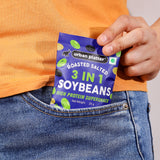 Urban Platter Roasted Salted 3-in-1 Soybean, 25g (46% Protein, 17% Fiber, Lightly Salted Green, Black & White Soybeans, Highest Plant Protein Supersnack)