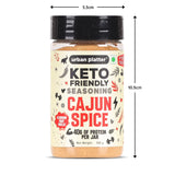 Urban Platter Keto-Friendly Cajun Seasoning, 100g (High-Protein, Crafted with Nutritional Yeast & Yeast Protein, Bold Louisiana-Style Spice Blend)
