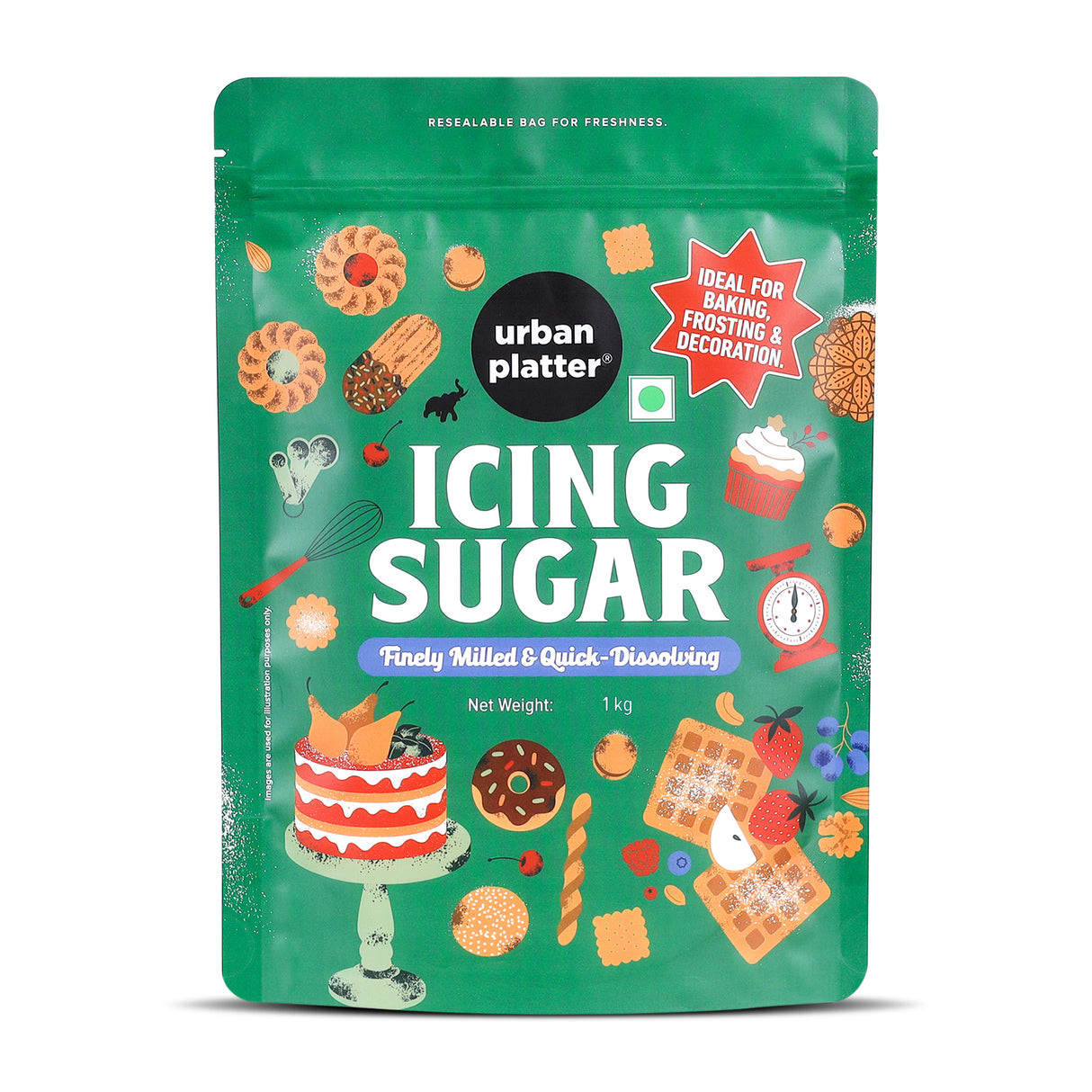 Urban Platter Icing Sugar, 1Kg
