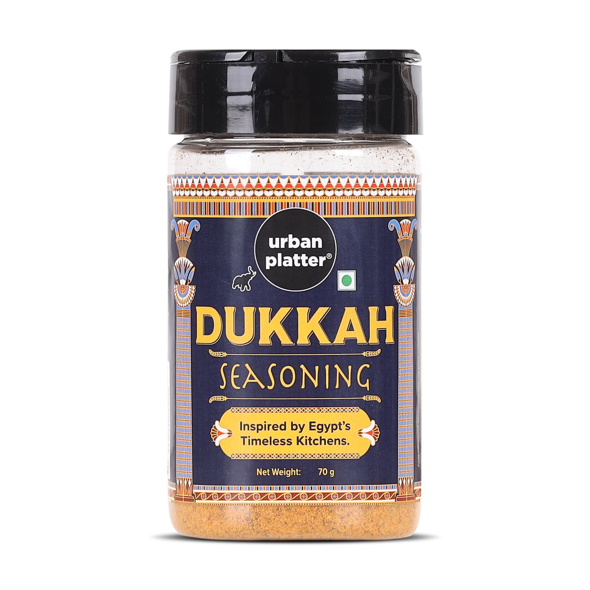 Urban Platter Dukkah Seasoning, 70g (Middle Eastern Seasoning | Signature Blend of Nuts, Seeds & Spices | Ideal for Hummus, Bread with Olive Oil & Roasted Vegetables)