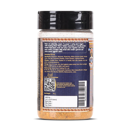 Urban Platter Dukkah Seasoning, 70g (Middle Eastern Seasoning | Signature Blend of Nuts, Seeds & Spices | Ideal for Hummus, Bread with Olive Oil & Roasted Vegetables)