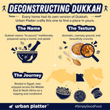 Urban Platter Dukkah Seasoning, 70g (Middle Eastern Seasoning | Signature Blend of Nuts, Seeds & Spices | Ideal for Hummus, Bread with Olive Oil & Roasted Vegetables)