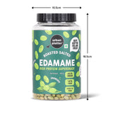 Urban Platter Roasted Salted Edamame, 400g (46% Protein, 14% Fiber, Lightly Salted Young Green Soybeans, Highest Plant Protein Supersnack)